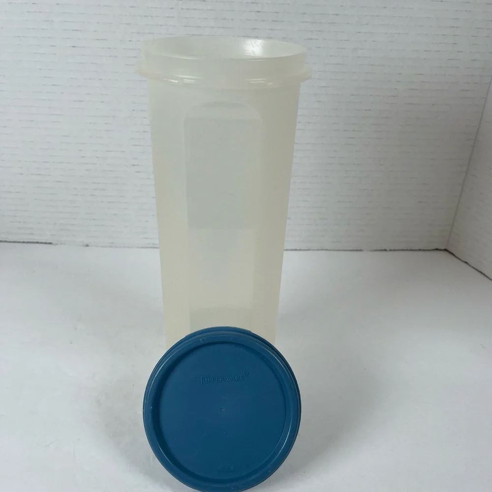 Tupperware Spaghetti Keeper Modular Mates Blue Seal No Insert Vintage KT126